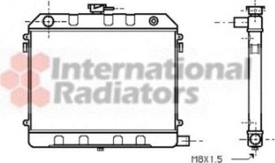 Van Wezel 37002130 радиатор, охлаждение двигателя на OPEL MANTA B CC (53_, 55_)