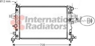 Van Wezel 37002362 радиатор, охлаждение двигателя на OPEL ASTRA H универсал (L35)