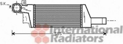 Van Wezel 37004404 интеркулер на OPEL CORSA C фургон (F08, W5L)