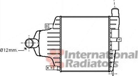 Van Wezel 37004415 интеркулер на OPEL ASTRA H универсал (L35)