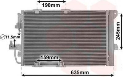 Van Wezel 37005326 конденсатор, кондиционер на OPEL ZAFIRA A (F75_)