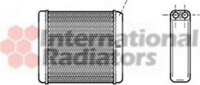 Van Wezel 37006206 теплообменник, отопление салона на OPEL VECTRA A (86_, 87_)