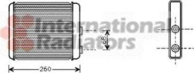 Van Wezel 37006259 теплообменник, отопление салона на OPEL ASTRA G универсал (F35_)