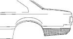 Van Wezel 3710133 боковина на OPEL REKORD E (17_-19_, 11_, 14_, 16_)