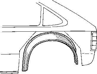 Van Wezel 3727345 колесная ниша на OPEL KADETT D (31_-34_, 41_-44_)