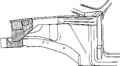 Van Wezel 3727358 внутренняя часть крыла на OPEL KADETT D (31_-34_, 41_-44_)