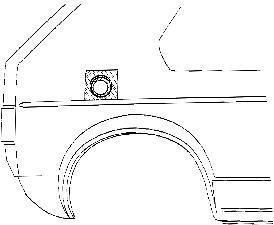 Van Wezel 3734191 боковина на OPEL ASTRA F Наклонная задняя часть (53_, 54_, 58_, 59_)