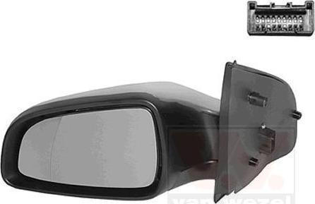 Van Wezel 3745819 наружное зеркало на OPEL ASTRA H (L48)