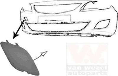 Van Wezel 3749587 заслонка, буксирный крюк на OPEL ASTRA J Sports Tourer