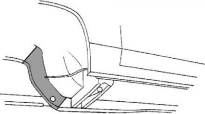 Van Wezel 3757327 лонжерон на OPEL MANTA B CC (53_, 55_)