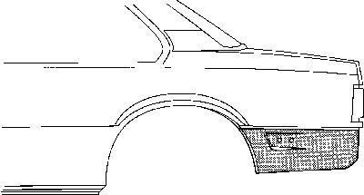 Van Wezel 3760137 боковина на OPEL ASCONA C (81_, 86_, 87_, 88_)