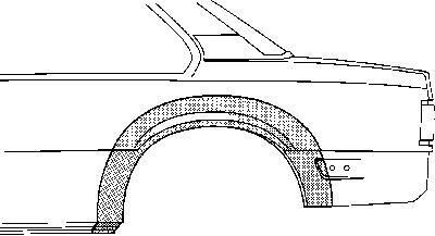 Van Wezel 3760145 боковина на OPEL ASCONA C (81_, 86_, 87_, 88_)