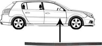 Van Wezel 3768424 облицовка / защитная накладка, дверь на OPEL VECTRA C универсал