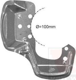 VAN WEZEL Отражатель, диск тормозного механизма (3778372)