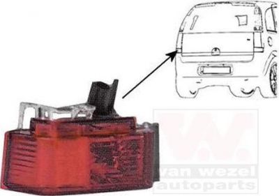 Van Wezel 3781927 задний противотуманный фонарь на OPEL MERIVA