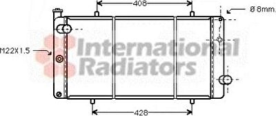 Van Wezel 40002080 радиатор, охлаждение двигателя на PEUGEOT 309 II (3C, 3A)
