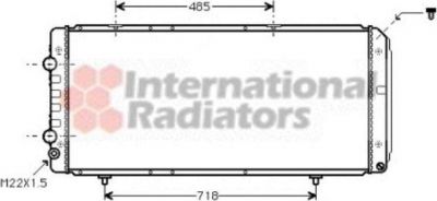 Van Wezel 40002151 радиатор, охлаждение двигателя на PEUGEOT BOXER фургон (230L)