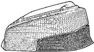 Van Wezel 4009939 задний фонарь на PEUGEOT 106 I (1A, 1C)