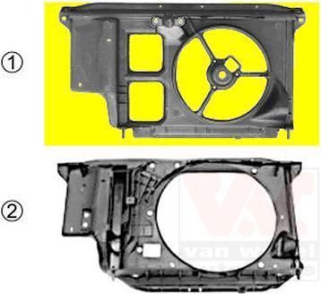 Van Wezel 4028667 облицовка передка на PEUGEOT 206 SW (2E/K)