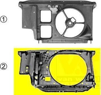 Van Wezel 4028668 облицовка передка на PEUGEOT 206 SW (2E/K)