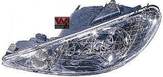 Van Wezel 4028963 основная фара на PEUGEOT 206 SW (2E/K)