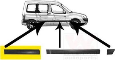 Van Wezel 4051426 облицовка / защитная накладка, дверь на PEUGEOT PARTNER фургон (5)