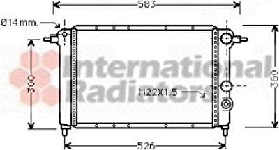 Van Wezel 43002065 радиатор, охлаждение двигателя на RENAULT 25 (B29_)