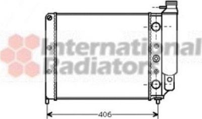 Van Wezel 43002078 радиатор, охлаждение двигателя на RENAULT 21 универсал (K48_)