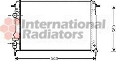 Van Wezel 43002312 радиатор, охлаждение двигателя на RENAULT LOGAN I универсал (KS_)