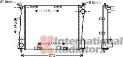 Van Wezel 43002371 радиатор, охлаждение двигателя на RENAULT CLIO III (BR0/1, CR0/1)