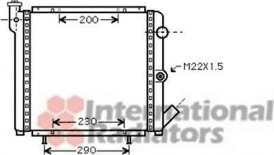 Van Wezel 43002377 радиатор, охлаждение двигателя на RENAULT SUPER 5 (B/C40_)