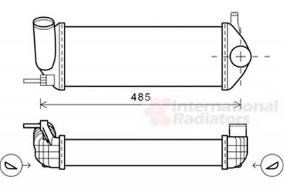 Van Wezel 43004484 интеркулер на RENAULT KANGOO / GRAND KANGOO (KW0/1_)