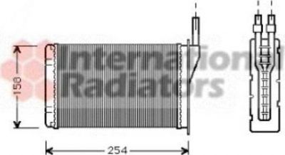 Van Wezel 43006087 теплообменник, отопление салона на RENAULT 5 (122_)