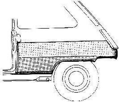 Van Wezel 4337145 боковина на RENAULT CLIO I (B/C57_, 5/357_)