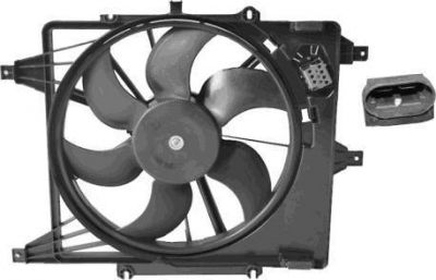 Van Wezel 4339746 вентилятор, охлаждение двигателя на RENAULT CLIO II (BB0/1/2_, CB0/1/2_)