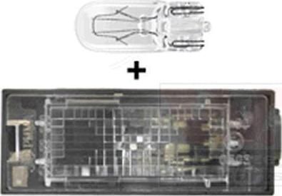 Van Wezel 4387920 фонарь освещения номерного знака на RENAULT MEGANE III Наклонная задняя часть (BZ0_)