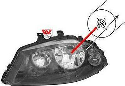 Van Wezel 4917968V основная фара на SEAT CORDOBA (6L2)