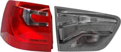Van Wezel 4957921 задний фонарь на SEAT ALHAMBRA (710, 711)