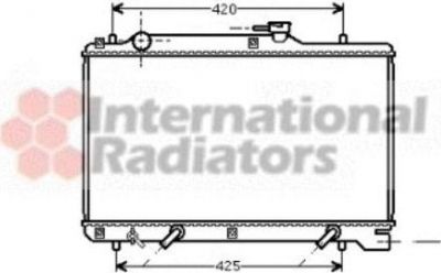 Van Wezel 52002049 радиатор, охлаждение двигателя на SUZUKI BALENO Наклонная задняя часть (EG)