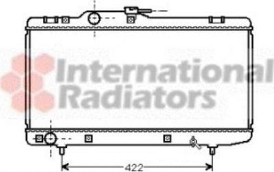Van Wezel 53002150 радиатор, охлаждение двигателя на TOYOTA STARLET (_P8_)