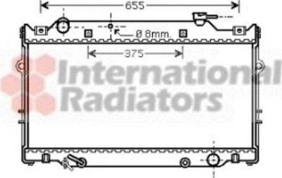 Van Wezel 53002309 радиатор, охлаждение двигателя на TOYOTA LAND CRUISER 80 (_J8_)
