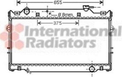 Van Wezel 53002370 радиатор, охлаждение двигателя на TOYOTA LAND CRUISER 80 (_J8_)
