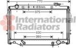 Van Wezel 53002376 радиатор, охлаждение двигателя на TOYOTA LAND CRUISER 80 (_J8_)