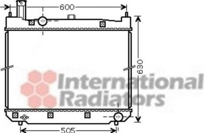 Van Wezel 53002471 радиатор, охлаждение двигателя на TOYOTA HIACE IV автобус (LH1_)