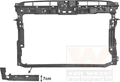 Van Wezel 5766668 облицовка передка на VW GOLF VII универсал (BA5)