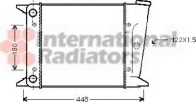 Van Wezel 58002001 радиатор, охлаждение двигателя на VW JETTA I (16)