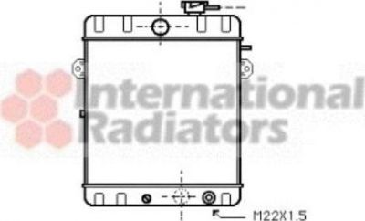 Van Wezel 58002007 радиатор, охлаждение двигателя на VW PASSAT (32)