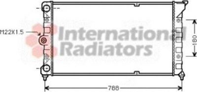 Van Wezel 58002079 радиатор, охлаждение двигателя на VW PASSAT Variant (3A5, 35I)