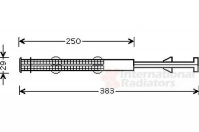 Van Wezel 5800D237 осушитель, кондиционер на VW TOUAREG (7LA, 7L6, 7L7)