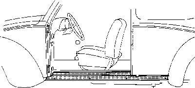 Van Wezel 5801.05 накладка порога на VW KAEFER кабрио (15)